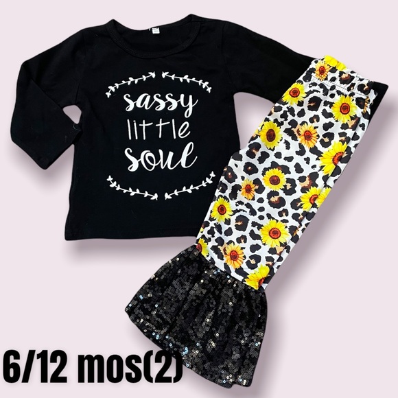Other - Boutique Baby Girls SASSY 3 Pc Outfit